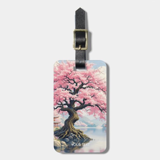 Activiteiten in de omgeving van Fantasy Sakura Tem Bagagelabel (Voorkant verticaal)