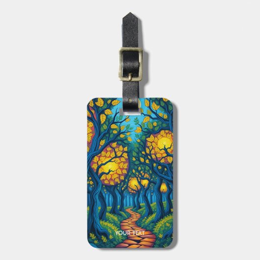 Activiteiten in de omgeving van Fantasy Schattige  Bagagelabel (Voorkant verticaal)