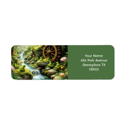 Activiteiten in de omgeving van Fantasy Schattige Etiket (Voorkant)