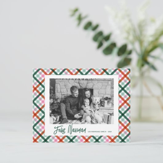 Activiteiten in de omgeving van Feliz Navidad Mode Feestdagenkaart (Staand voorkant)