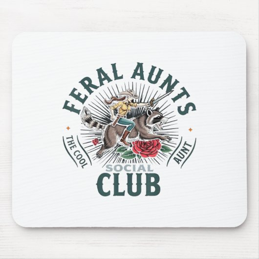 Activiteiten in de omgeving van Feral Aunts Social Muismat (Voorkant)