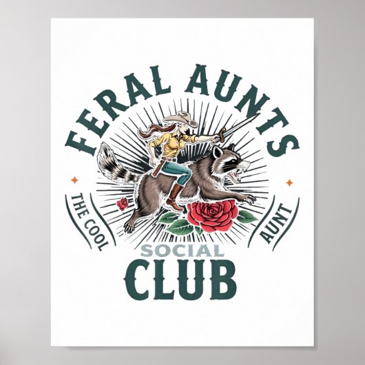 Activiteiten in de omgeving van Feral Aunts Social Poster (Voorkant)