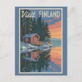 Activiteiten in de omgeving van Finland Lake Trave Briefkaart (Voorkant)