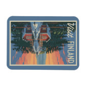 Activiteiten in de omgeving van Finland Lake Trave Magneet (Horizontaal)