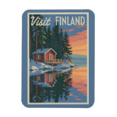 Activiteiten in de omgeving van Finland Lake Trave Magneet (Verticaal)