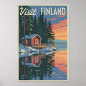 Activiteiten in de omgeving van Finland Lake Trave Poster (Voorkant)
