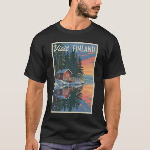 Activiteiten in de omgeving van Finland Lake Trave T-shirt