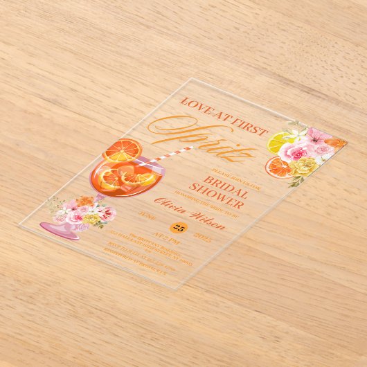 Activiteiten in de omgeving van First Spritz Flora Acryl Uitnodigingen (Laagn)