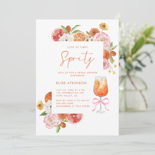 Activiteiten in de omgeving van First Spritz Flora Kaart (Staand voorkant)
