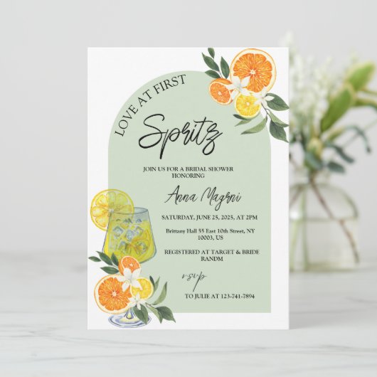 Activiteiten in de omgeving van First Spritz Lemon Kaart (Staand voorkant)