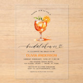 Activiteiten in de omgeving van First Spritz Oranj Acryl Uitnodigingen (Voorkant)