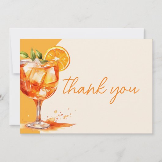 Activiteiten in de omgeving van First Spritz Oranj Bedankkaart (Voorkant)