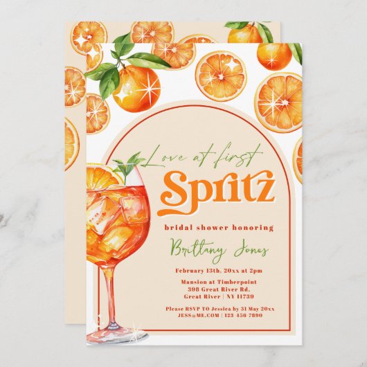 Activiteiten in de omgeving van First Spritz Oranj Kaart (Voorkant / Achterkant)