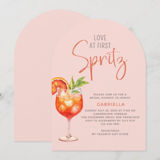 Activiteiten in de omgeving van First Spritz Pink  Kaart (Voorkant / Achterkant)