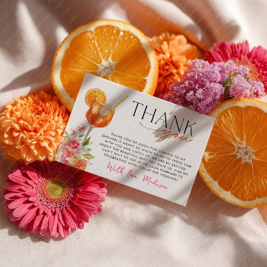 Activiteiten in de omgeving van First Spritz Vrijg Bedankkaart