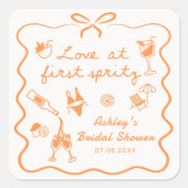 Activiteiten in de omgeving van First Spritz Vrijg Vierkante Sticker (Voorkant)