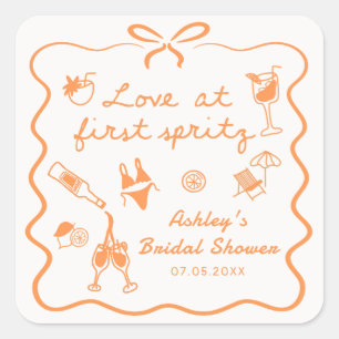 Activiteiten in de omgeving van First Spritz Vrijg Vierkante Sticker