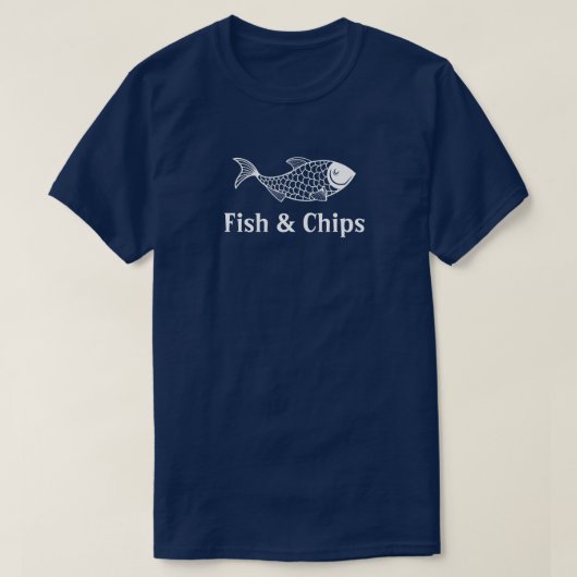 Activiteiten in de omgeving van Fish and Chips Res T-shirt (Design voorkant)