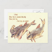 Activiteiten in de omgeving van Fish Family April Briefkaart (Voorkant / Achterkant)