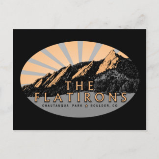 Activiteiten in de omgeving van Flatirons Chautauq Briefkaart