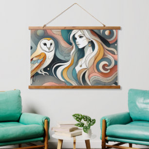 Activiteiten in de omgeving van Folk Art Retro Owl Hangend Wandkleed
