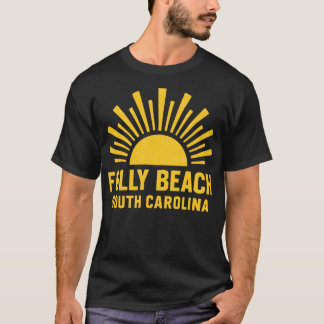 Activiteiten in de omgeving van Folly Beach SC - S T-shirt