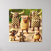 Activiteiten in de omgeving van Forest Checker & S Canvas Afdruk (Voorkant)