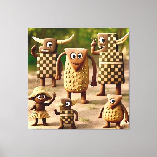 Activiteiten in de omgeving van Forest Checker & S Canvas Afdruk (Voorkant)