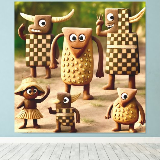 Activiteiten in de omgeving van Forest Checker & S Canvas Afdruk (Insitu (Houten vloer))