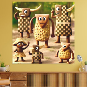 Activiteiten in de omgeving van Forest Checker & S Canvas Afdruk