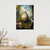 Activiteiten in de omgeving van Forest Easter Egg  Poster (Keuken)