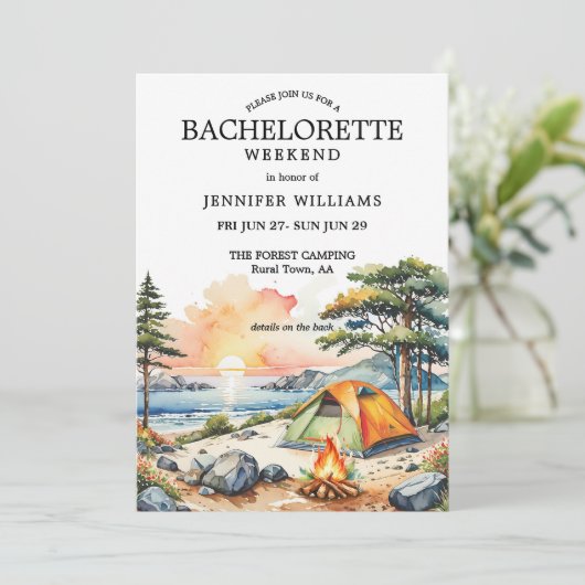 Activiteiten in de omgeving van Forest Lake Campin Kaart (Staand voorkant)