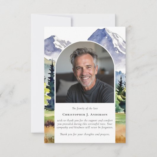 Activiteiten in de omgeving van Forest Mountain Ph Bedankkaart (Voorkant)