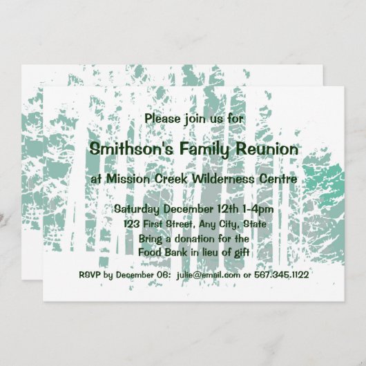 Activiteiten in de omgeving van Forest Wilderness  Kaart (Voorkant / Achterkant)