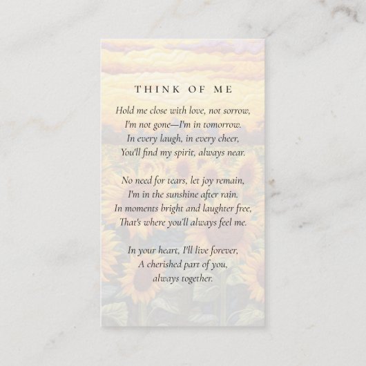 Activiteiten in de omgeving van Forever Loved Quil Contactkaartje (Achterkant)