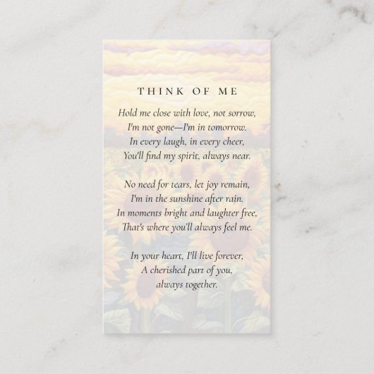 Activiteiten in de omgeving van Forever Loved Quil Contactkaartje (Achterkant)