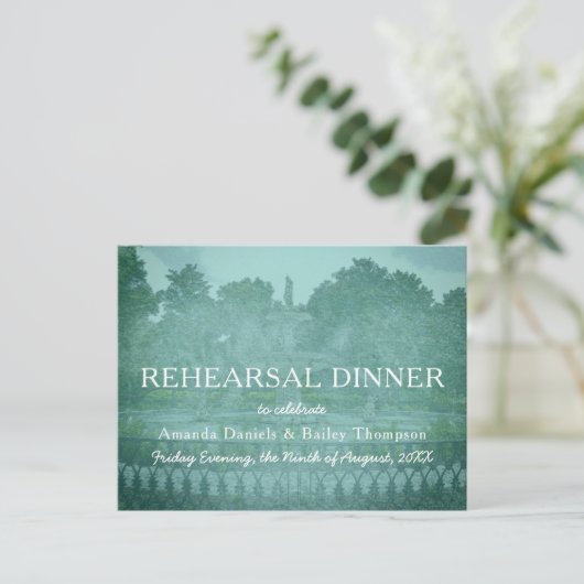 Activiteiten in de omgeving van Forsyth Park Fount Aankondigingskaart (Staand voorkant)