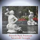 Activiteiten in de omgeving van Forsyth Park Fount Legpuzzel