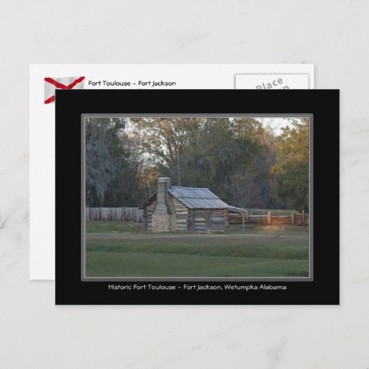 Activiteiten in de omgeving van Fort Jackson Wetum Briefkaart (Voorkant / Achterkant)