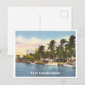 Activiteiten in de omgeving van Fort Lauderdale Fl Briefkaart (Voorkant / Achterkant)