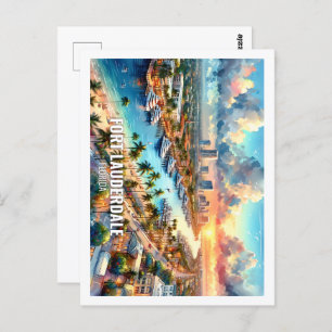 Activiteiten in de omgeving van Fort Lauderdale Fl Briefkaart