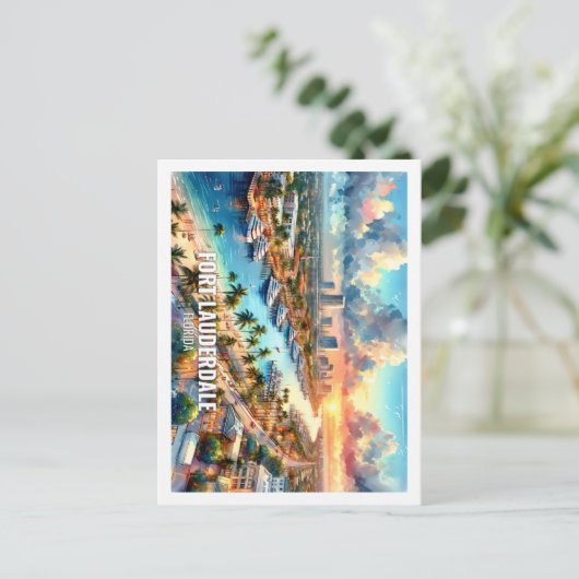 Activiteiten in de omgeving van Fort Lauderdale Fl Briefkaart (Staand voorkant)