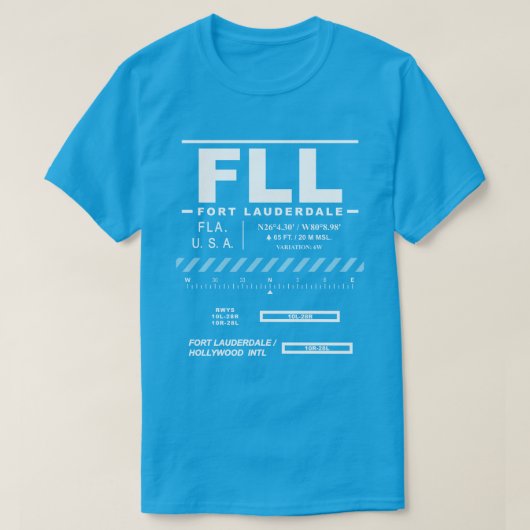 Activiteiten in de omgeving van Fort Lauderdale Ho T-shirt (Design voorkant)