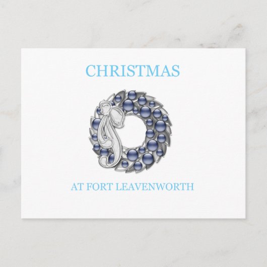 Activiteiten in de omgeving van Fort Leavenworth 2 Feestdagenkaart (Voorkant)