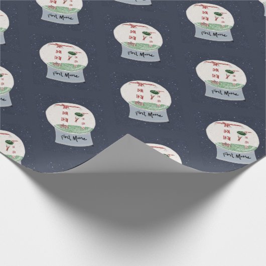 Activiteiten in de omgeving van Fort Moore Snowglo Cadeaupapier (Hoek)