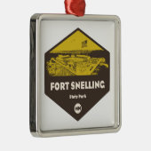 Activiteiten in de omgeving van Fort Snelling Stat Metalen Ornament (Rechts)