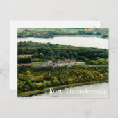 Activiteiten in de omgeving van Fort Ticonderoga A Briefkaart (Voorkant / Achterkant)