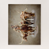 Activiteiten in de omgeving van Fort Worth Cattle  Legpuzzel (Verticaal)