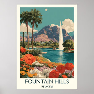 Activiteiten in de omgeving van Fountain Hills Ari Poster