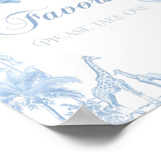Activiteiten in de omgeving van Fovors Blue Toile  Poster (Hoek)